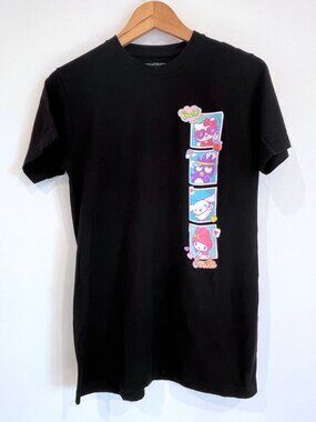Sanrio Hello Kitty Friends Photo Booth Tee Black Size S Kawaii
